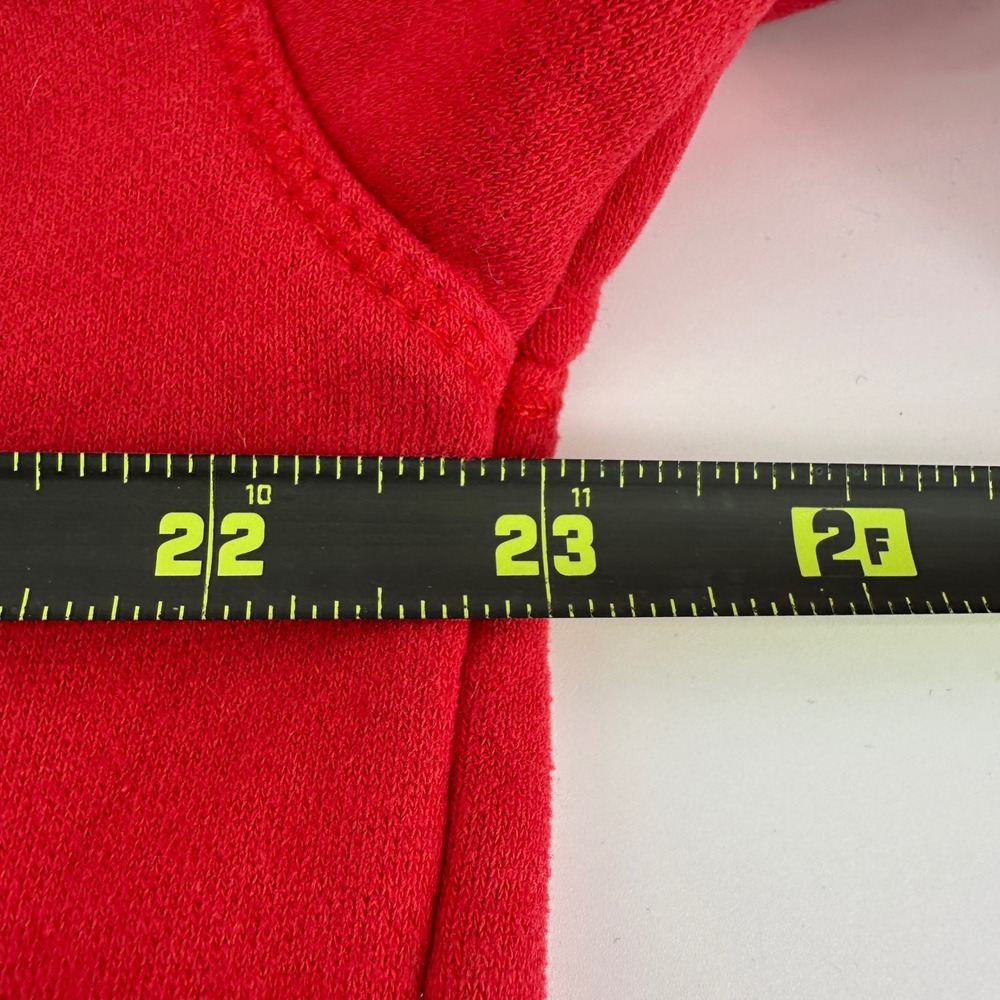 Cotton On Body Wellness Club Plush Graphic Hoodie Red Sweatshirt Medium Cozy - Picture 8 of 9